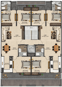 Project Image of 1125.0 - 1485.0 Sq.ft 3 BHK Builder Floor for buy in Rich Look Urban Floors