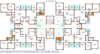 Project Image of 580.0 - 610.0 Sq.ft 2 BHK Apartment for buy in A P Akshay Galaxy Building B And C