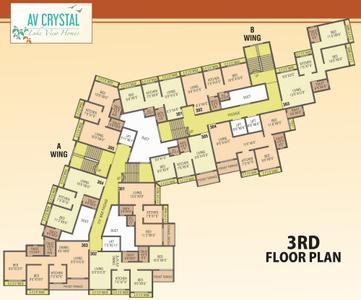 Project Image of 385.0 - 616.0 Sq.ft 1 BHK Apartment for buy in AV Crystal