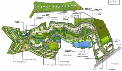 Project Image of 0.0 - 975.0 Sq.ft 2 BHK Apartment for buy in PRA Cove Lake District Phase I