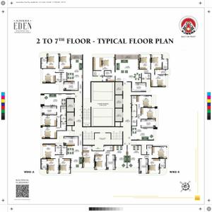 Project Image of 753.47 - 1062.4 Sq.ft 2 BHK Apartment for buy in Ajmera Eden