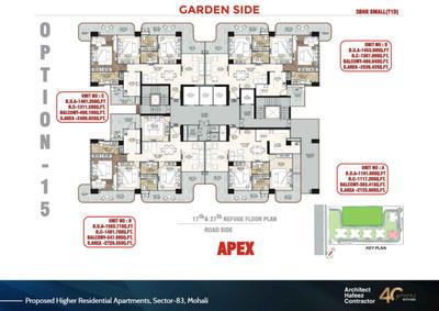 Project Image of 2300.0 - 2800.0 Sq.ft 3 BHK Apartment for buy in STJ The Pinnacle