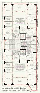 Project Image of 4625.0 - 4745.0 Sq.ft 4 BHK Apartment for buy in Triveni The Fourfront Residency