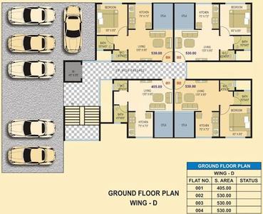 Project Image of 0.0 - 402.68 Sq.ft 2 BHK Apartment for buy in Riddhi Gokul Dham