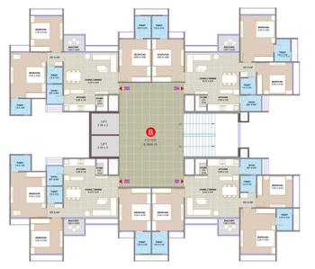 Project Image of 843.14 - 867.68 Sq.ft 3 BHK Apartment for buy in Sakar Prime