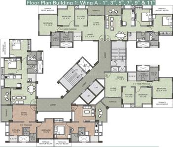 Project Image of 716.0 - 718.0 Sq.ft 2 BHK Apartment for buy in Kalpataru Serenity