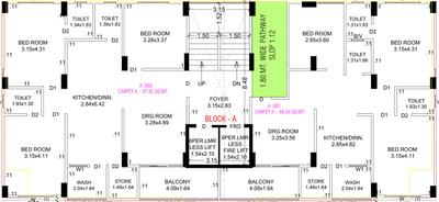 Project Image of 679.63 - 1153.68 Sq.ft 3 BHK Apartment for buy in Shreenath Omniketan Elegance