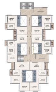 Project Image of 446.0 - 678.0 Sq.ft 1 BHK Apartment for buy in Konnark Astra