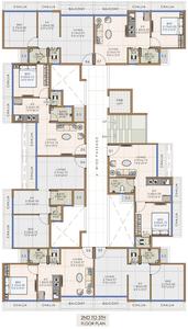 Siddhivinayak Ambika Niwas Ambika Niwas Cluster Plan from 2nd to 5th Floor 2
