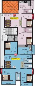 Project Image of 629.0 - 1229.0 Sq.ft 1 BHK Apartment for buy in VGK Adhana