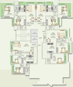 Project Image of 0.0 - 1225.0 Sq.ft 2 BHK Apartment for buy in Prarthana La Alteza