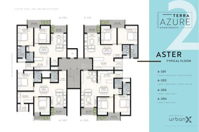 Project Image of 1170.0 - 1353.0 Sq.ft 2 BHK Apartment for buy in Urbanx Terra Azure