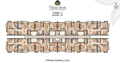 Project Image of 531.0 - 2523.0 Sq.ft 1 BHK Apartment for buy in Jain Pebble Brook Phase II