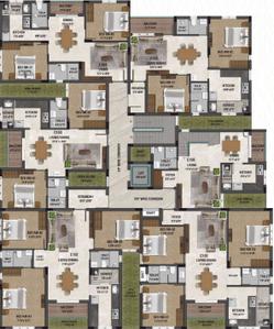Project Image of 953.0 - 1341.0 Sq.ft 3 BHK Apartment for buy in Raunaq Garden Wood
