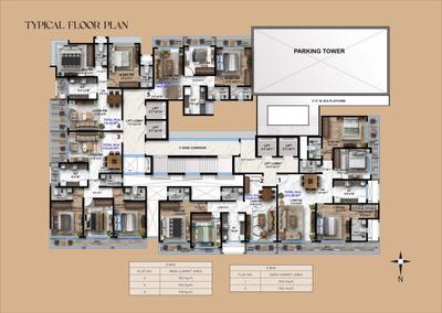 Project Image of 719.0 - 1214.0 Sq.ft 2 BHK Apartment for buy in shrisai Gorai Ruby CHSL