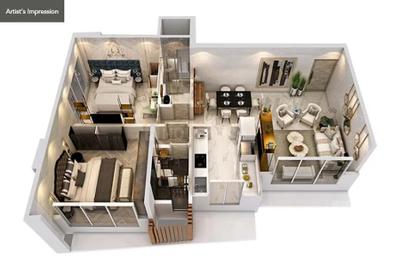 Project Image of 745.0 - 760.0 Sq.ft 2 BHK Apartment for buy in I M Applaud 38