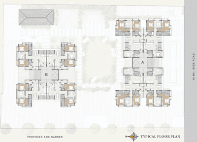 Project Image of 1005.78 - 1318.69 Sq.ft 3 BHK Apartment for buy in Indraprasth Marigold