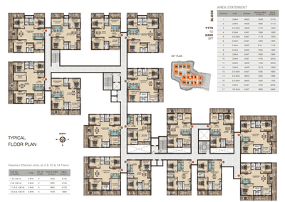 Project Image of 1175.0 - 2405.0 Sq.ft 2 BHK Apartment for buy in Anmol Terrasa