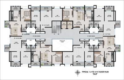 Project Image of 645.0 - 900.0 Sq.ft 1 BHK Apartment for buy in Pawa Blossom