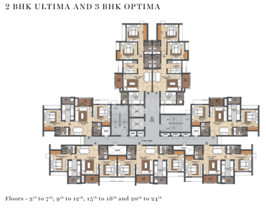 Project Image of 441.0 - 751.54 Sq.ft 1 BHK Apartment for buy in Lodha Foresta A B H And I