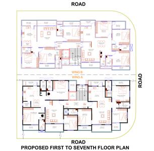 Project Image of 1845.0 - 2025.0 Sq.ft 3 BHK Apartment for buy in 360 Real JP Residency 2
