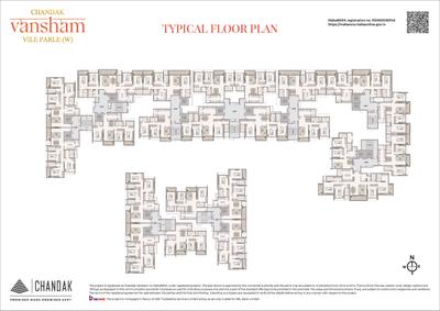 Project Image of 476.41 - 1721.36 Sq.ft 2 BHK Apartment for buy in Chandak Vansham