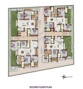 Project Image of 0.0 - 1172.0 Sq.ft 2 BHK Apartment for buy in Amethyst Silver Springs