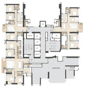 Project Image of 1169.39 - 1672.82 Sq.ft 3 BHK Apartment for buy in Mahindra BeaconHill