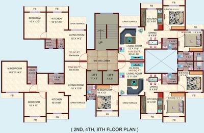 Project Image of 720.0 - 1410.0 Sq.ft 1 BHK Apartment for buy in Happy Home Sarvodaya Enclave