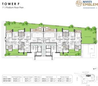 Project Image of 0.0 - 2600.0 Sq.ft 4 BHK Apartment for buy in Nyati Emblem