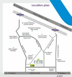 Project Image of 445.0 - 671.0 Sq.ft 2 BHK Apartment for buy in Royal Galaxy Flora Phase II