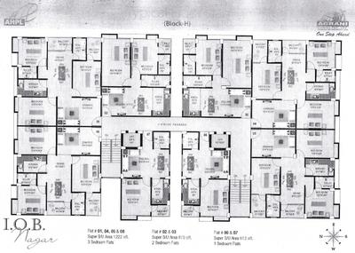 Project Image of 612.0 - 1300.0 Sq.ft 1 BHK Apartment for buy in Agrani IOB Nagar G To J