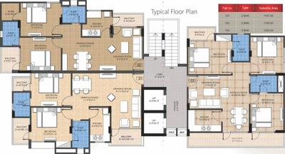 Project Image of 1145.0 - 1273.0 Sq.ft 2 BHK Apartment for buy in Upasna Casablanca
