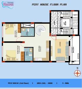 Project Image of 0.0 - 3000.0 Sq.ft 5 BHK Penthouse for buy in VKC Chourasia Heaven