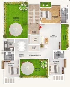 Project Image of 1310.0 - 1448.0 Sq.ft 3 BHK Apartment for buy in Piya Mansion