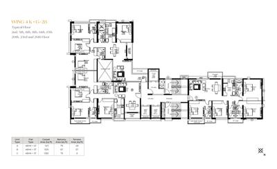 Project Image of 1572.0 - 2261.0 Sq.ft 3 BHK Apartment for buy in Crown