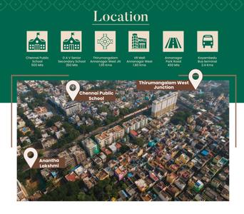 Project Image of 1154.21 - 1160.56 Sq.ft 3 BHK Apartment for buy in Quality Anantha Lakshmi