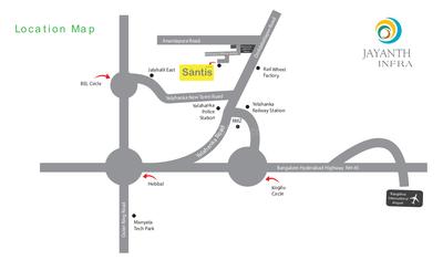 Project Image of 1073.0 - 1588.0 Sq.ft 2 BHK Apartment for buy in Jayanth Santis