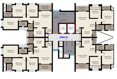 Project Image of 779.0 - 993.0 Sq.ft 2 BHK Apartment for buy in Sahyadri Plumeria