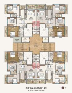 Project Image of 775.32 - 793.73 Sq.ft 2 BHK Apartment for buy in Ambika Harmony