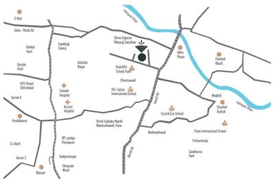 Skyways Vrundavan N Location Plan 1