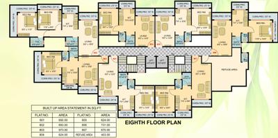 Project Image of 192.0 - 434.0 Sq.ft 1 BHK Apartment for buy in Krishna Om Krishna Heights