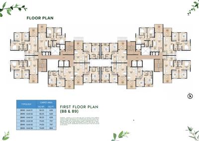 Project Image of 917.0 - 1218.0 Sq.ft 2 BHK Apartment for buy in Shapoorji Pallonji Joyville Western Heights