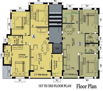 Project Image of 872.0 - 1126.0 Sq.ft 2 BHK Apartment for buy in Eden Icon