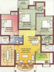 Project Image of 1130.0 - 1171.0 Sq.ft 3 BHK Apartment for buy in Ansal Royale Casa