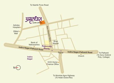 Project Image of 875.0 - 1505.0 Sq.ft 2 BHK Apartment for buy in Amrutdhara Phase I