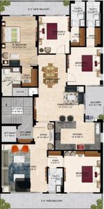 Project Image of 0.0 - 2430.0 Sq.ft 4 BHK Builder Floor for buy in Pankaj Skyline Sales And Reality 8