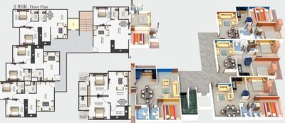 Project Image of 924.0 - 1715.0 Sq.ft 2 BHK Apartment for buy in Shri Parasnath Sheetal Tower