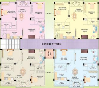 Project Image of 1100.0 - 1105.0 Sq.ft 2 BHK Apartment for buy in Lakshmi Gardenia