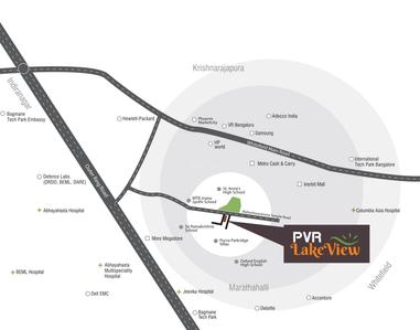 Project Image of 1155.0 - 1805.0 Sq.ft 2 BHK Apartment for buy in Bhagya PVR Lake View